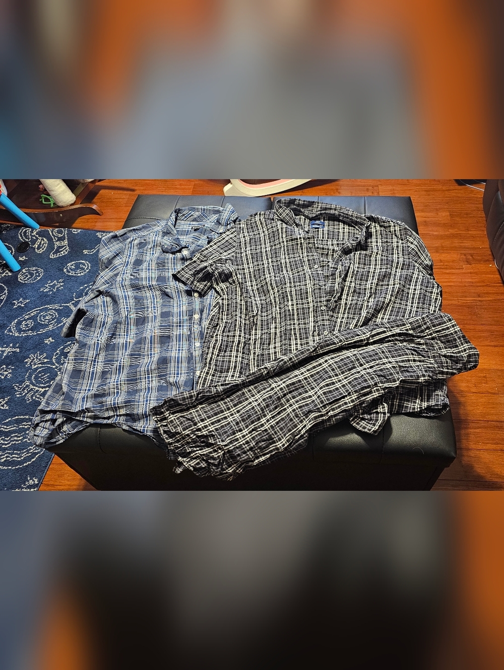Mens 3x Short Sleeves Button Down Shirts Lot Bundle Euc